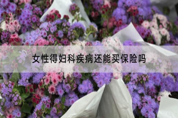 女性得妇科疾病还能买保险吗