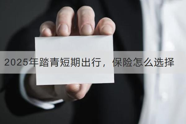 2025年踏青短期出行，保险怎么选择